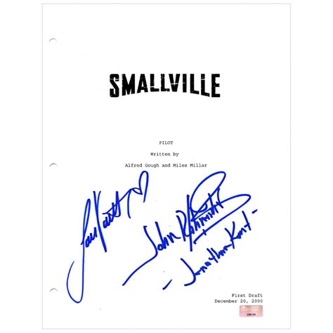 smallville pilot episode script.